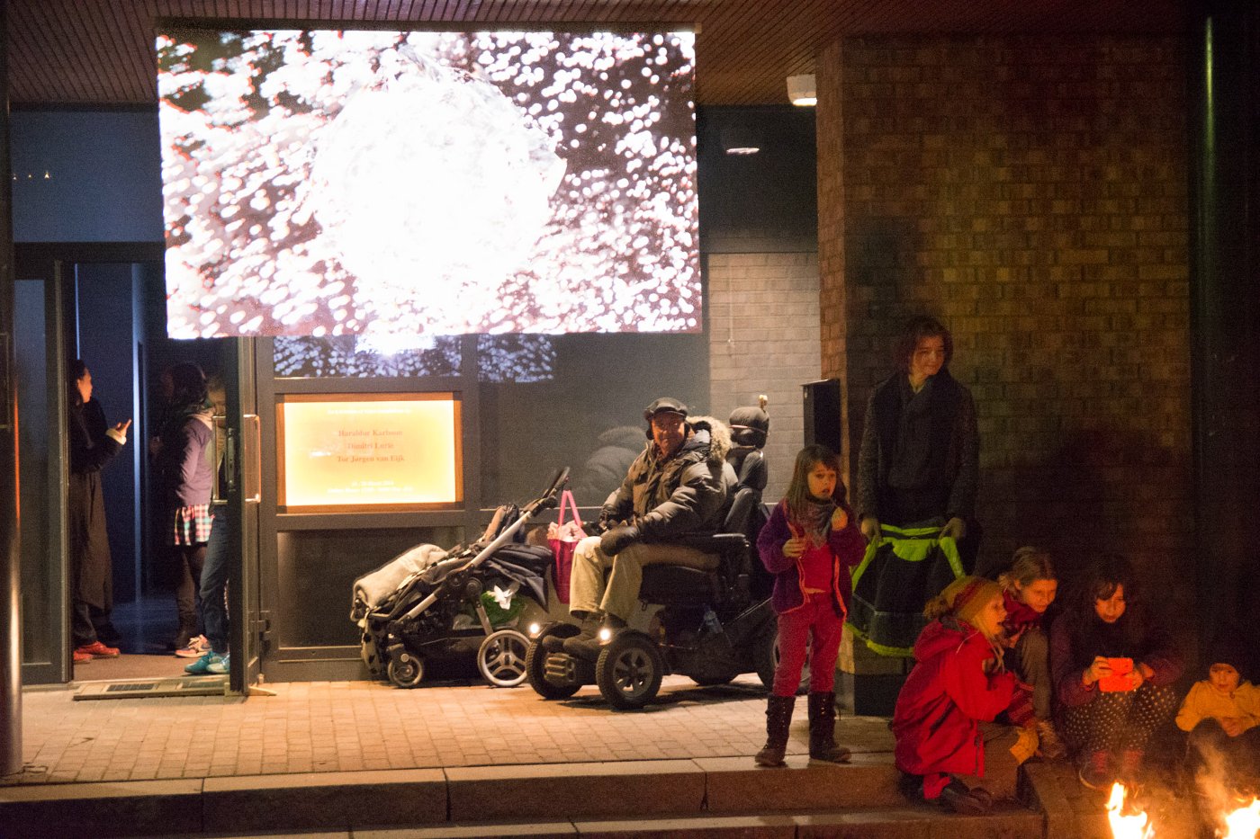 Brain — MRI data video installation at Atopia