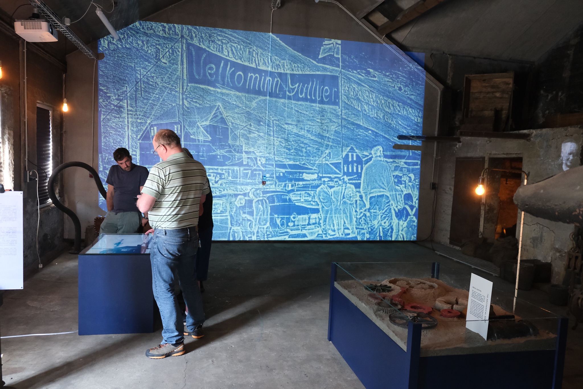 Búðareyri — multimedia installation