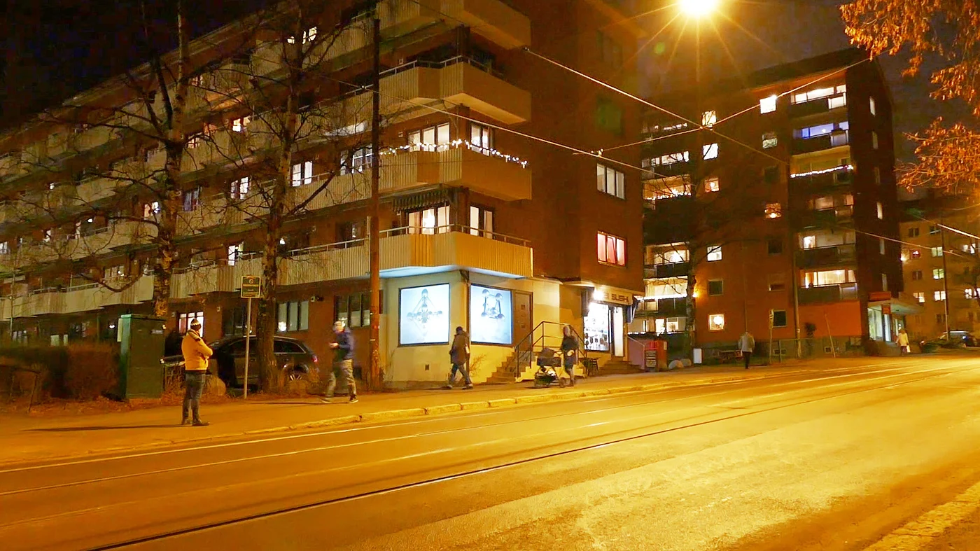 Shapes of Reality double-screen installation, Oslo 2015