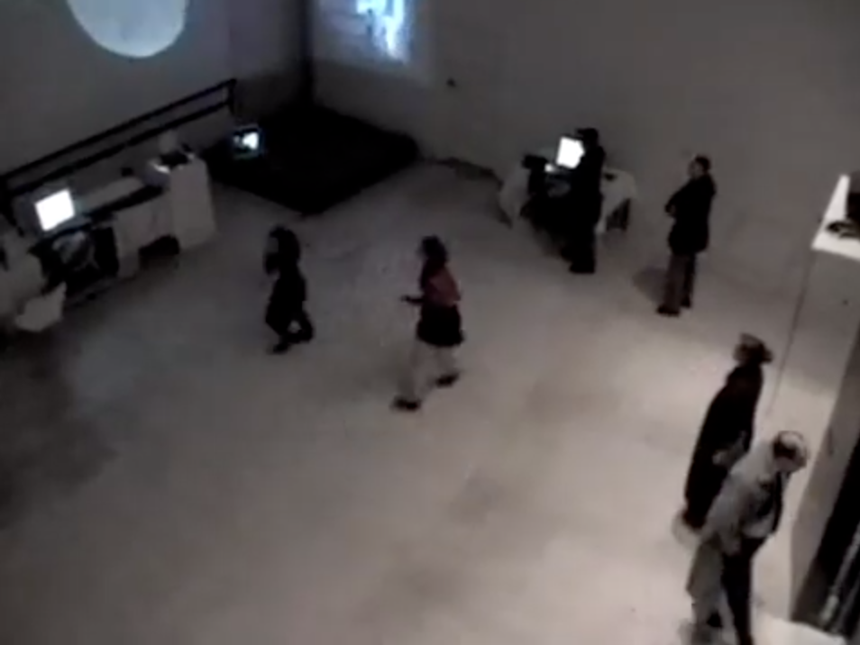 Tímarúm interactive installation at Reykjavík Art Museum